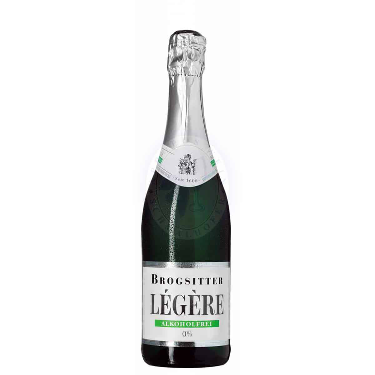 Légère trocken Brogsitter Schäumendes Getränk aus alkoholfreiem Wein  0,75l