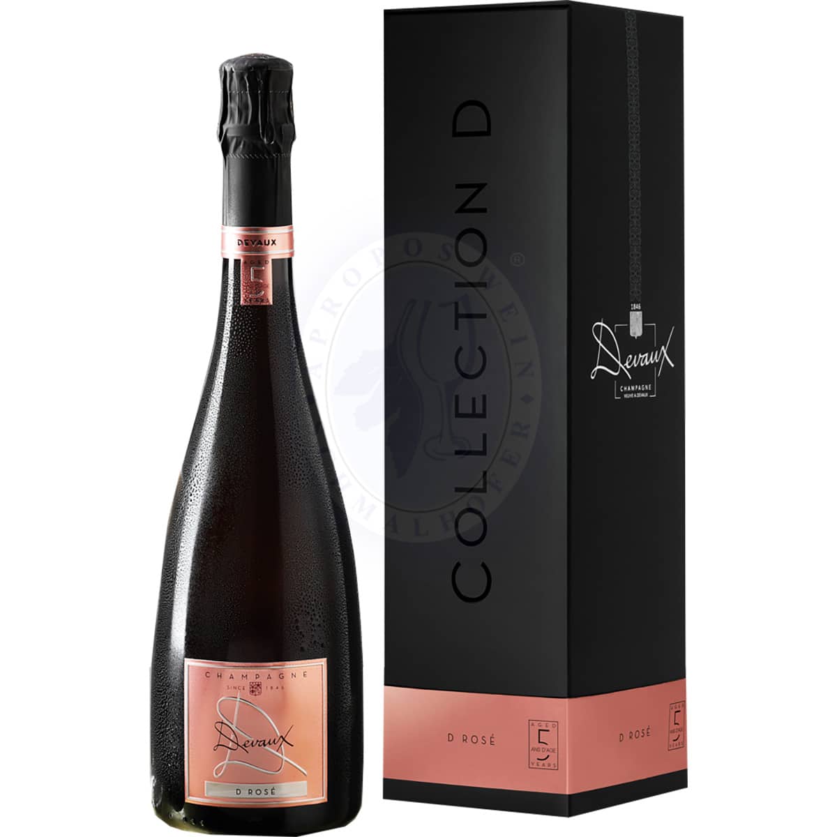 La Cuvée "D Rosé" Brut Bar-sur-Seine - Champagne Groupe Vinicole Champagne Devaux
