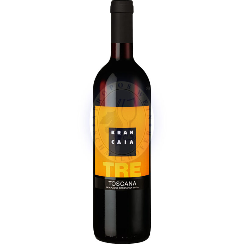 216168 Product Brancaia TRE ist eine Cuvée aus 80% Sangiovese und 20% Merlot und Cabernet Sauvignon. Die Basis stammt von den drei Weingütern: Brancaia (Castellina), Poppi (Radda) und Brancaia in Maremma (Grosseto).