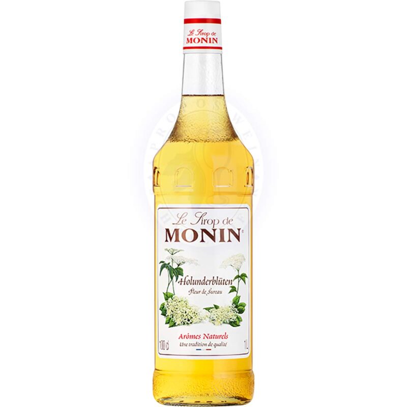 242814 Product Der Holunderblüten-Sirup von Monin ist ideal, um sich schnell einen frischen Hugo mit Sekt oder Prosecco zu mixen. Mit seinem floralen Duft von den kleinen weißen Blüten und seinem köstlichen Geschmack verzaubert er die Nase und den Gaumen. Dabei überzeugt der Sirup mit einer angenehmen Süße und seinem authentischen Geschmack. Der Monin Holunderblüte Sirup gehört zu den beliebtesten Sirup-Sorten im Sortiment von Monin. Er passt zu vielen weiteren Geschmacksrichtungen und ist so ein echter Allrounder.