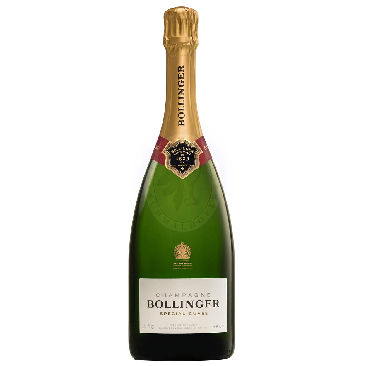 13595 Product Der Bollinger Special Cuvée Brut ist ein klassischer Champagner des renommierten Hauses Bollinger, das seit 1889 in Familienbesitz ist und für seine kraftvollen, Pinot-dominierten Champagner bekannt ist. Helles Goldgelb mit feiner, anhaltender Perlage. Komplexe Aromen von reifen Früchten wie Birne und Pfirsich, unterlegt mit Nuancen von Brioche, Gewürzen und einem Hauch von frischen NüsseVollmundig und strukturiert mit einer harmonischen Balance zwischen Frucht, Säure und Mineralität. Der Abgang ist elegant und langanhaltend. neu-champagner-bollinger-special-cuvee-brut-075