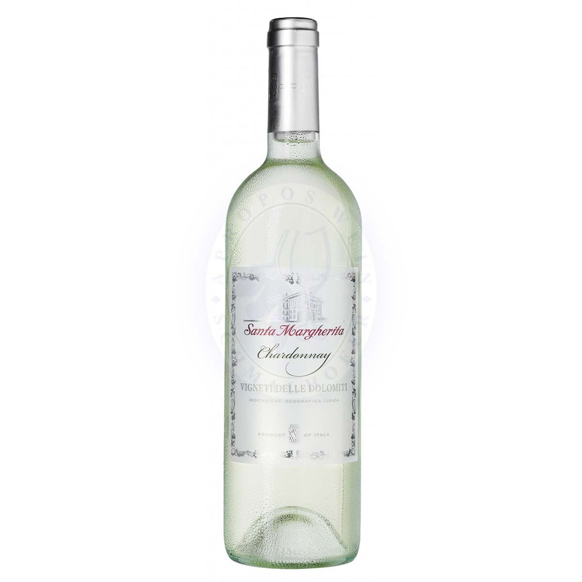 350888 Product Der Chardonnay IGT 2024 „Vigneti delle Dolomiti“ von Santa Margherita fasziniert bereits im Glas mit zartem Strohgelb und feinen leicht grünlichen Reflexen – ein klarer, einladender Einstieg. In der Nase entfalten sich elegante Aromen von Golden Delicious-Apfel, begleitet von zarten floralen Nuancen und einem Hauch von Honig, die eine lebendige Frische unterstreichen. AL-2812-2021
