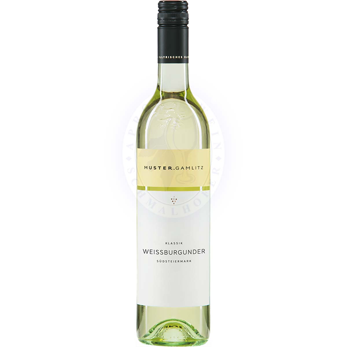 351389 Product Der Weißburgunder Styria DAC 2024 vom Weingut Muster in Gamlitz zeigt sich im Glas in einem hellen Strohgelb mit grünlichen Reflexen, das seine jugendliche Frische schon optisch andeutet. In der Nase entfaltet er ein feines Bouquet von reifen Birnen, frischen Äpfeln und zarten Zitrusnoten, untermalt von nussigen Nuancen und einer dezenten Kräuterwürze. 24123