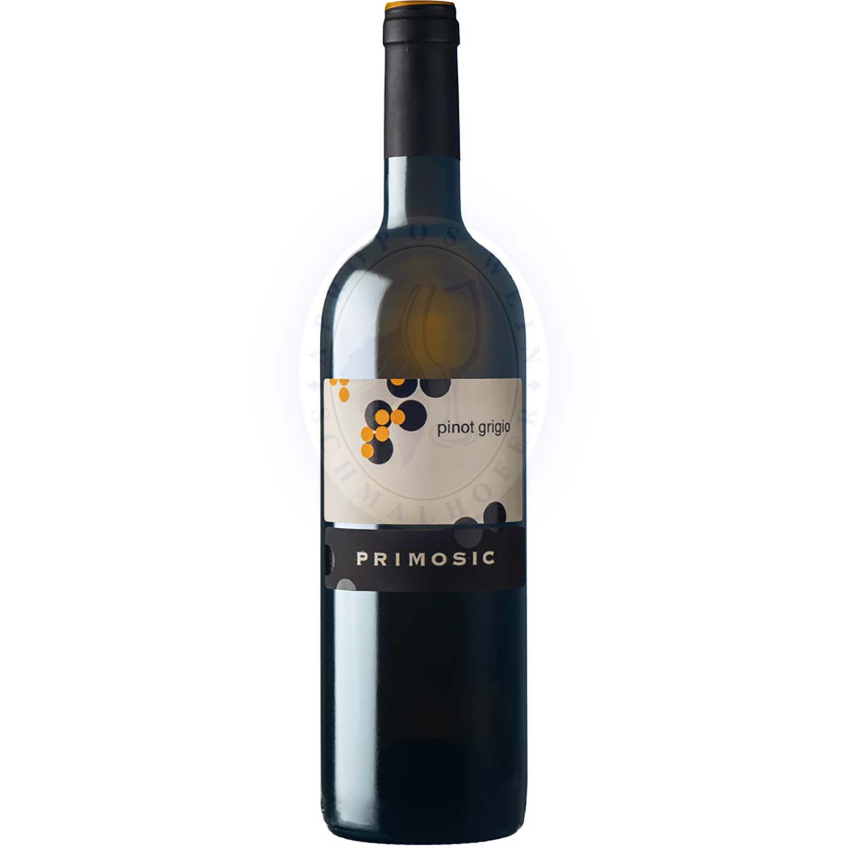 355194 Product Der Pinot Grigio DOC von Marko Primosic präsentiert sich in einer blass strohgelben Farbe mit dezenten kupferfarbenen Reflexen. Dieser Wein zeichnet sich durch sein aromatisches Bouquet aus, das zarte Noten von Aprikosenhaut, reifen Birnen und Anklänge von weißen Blumen aufweist. 7086021