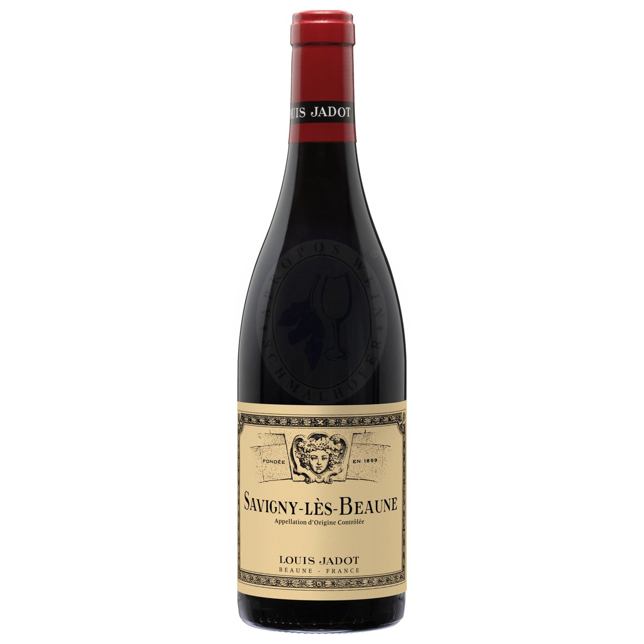 472649 Product Der Savigny-lès-Beaune Villages 2021 von Louis Jadot ist ein eleganter Rotwein aus dem Burgund, der zu 100 % aus Pinot Noir-Trauben besteht. Im Glas zeigt er ein tiefes Rubin- bis Granatrot. In der Nase entfalten sich Aromen von roten Früchten wie Himbeeren und Kirschen, begleitet von würzigen Anklängen von Veilchen und Lakritz. 3535921540009-2021