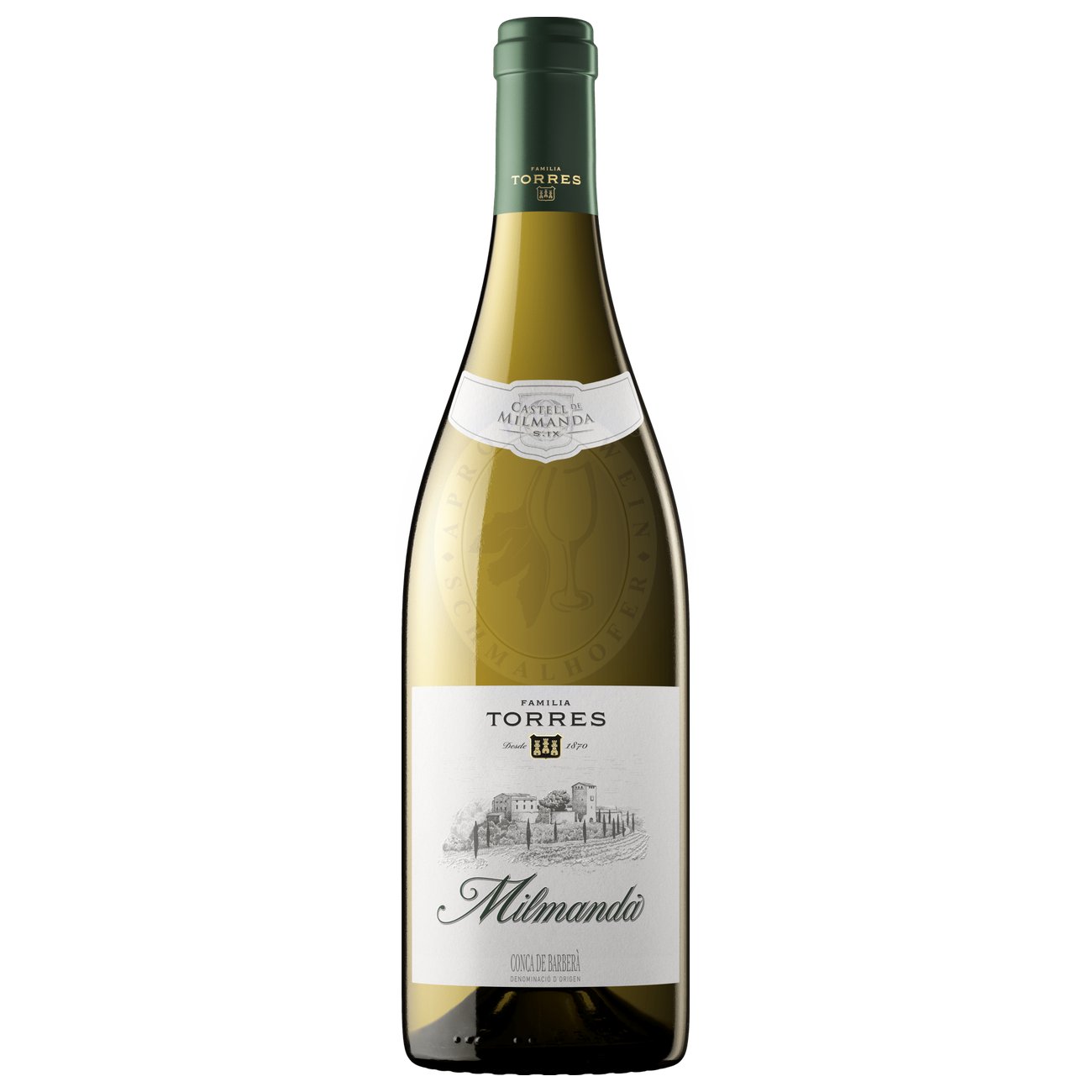 473288 Product Im Glas zeigt sich der Milmanda in einem glänzenden Strohgelb mit goldenen Reflexen. Das Bouquet entfaltet intensive Aromen von Ananas, Zitrusfrüchten und weißen Blüten, begleitet von feinen Röstaromen, Vanille und einem Hauch von Mandeln. 8410113001214-2021