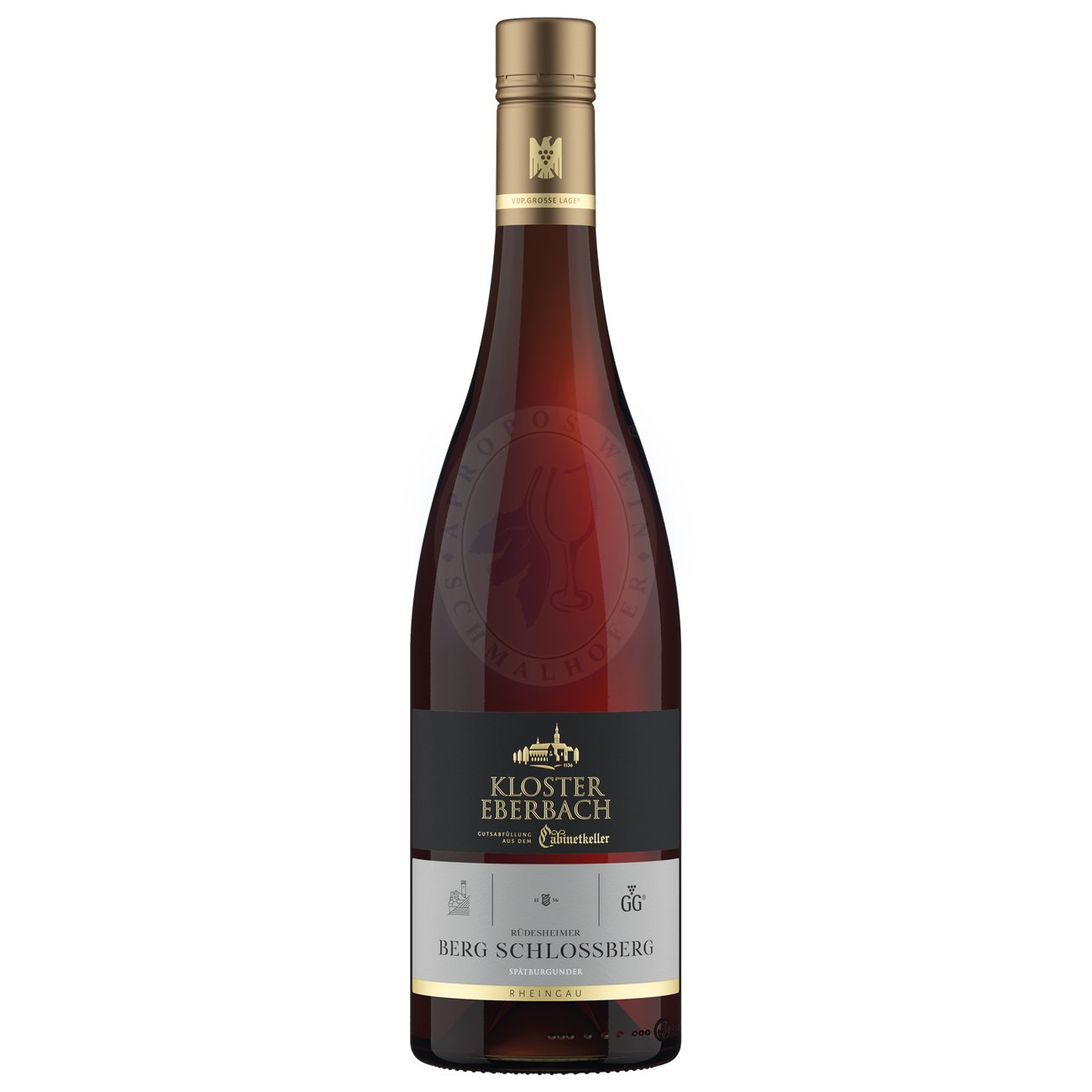 492315 Product Der Spätburgunder ist geprägt von würzigen, fast pfeffrigen Noten, gepaart mit einer erfrischenden Aromatik von Schattenmorellen und schwarzen Johannisbeeren. Er präsentiert sich mit einer ausdrucksstarken Tanninstruktur getragen von seiner hohen Konzentration. 4004850004634-2020