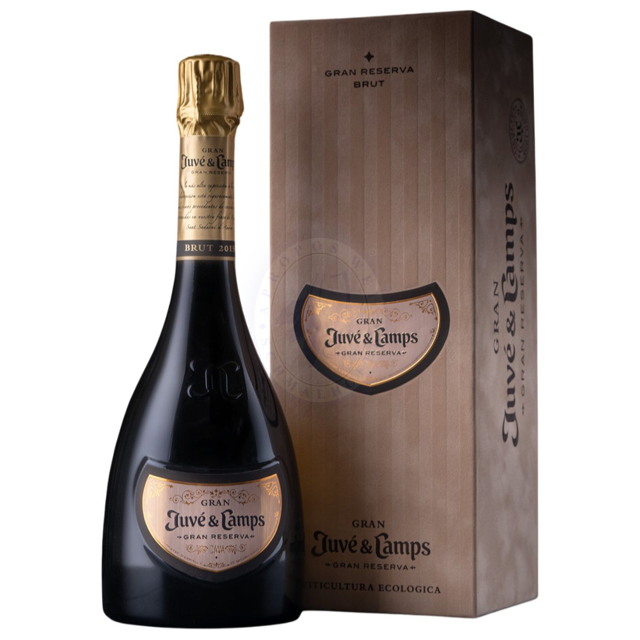 536938 Product Im Glas präsentiert sich der Cava in einem brillanten, mittleren Goldgelb. Das Bouquet ist üppig und komplex, mit Noten von Hefewürze, Honig und gereiftem gelbem Steinobst. 102275