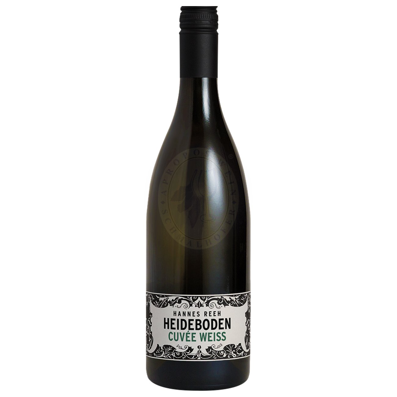 546715 Product Der Heideboden Cuvée Weiß 2024 vom Weingut Hannes Reeh schimmert im Glas in strahlendem hellen Goldgelb mit zarten Silbertönen – ein eleganter optischer Einstieg, der Lust auf mehr macht. In der Nase öffnen sich Aromen von Tropenfrucht, feinem Ananas-Ton und gelbem Apfel, begleitet von dezenten blumigen und zitronigen Facetten. 9120129692007-2024