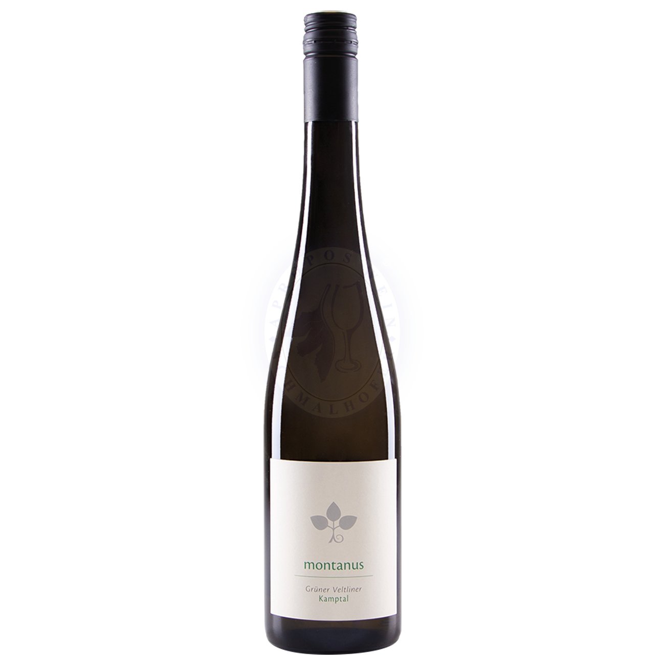 550430 Product Im Glas präsentiert sich der Montanus in einem hellen Grüngelb. Das Bouquet überzeugt mit Aromen von feiner Apfelfrucht, Ananas und Steinobst. 9120028070999-2024