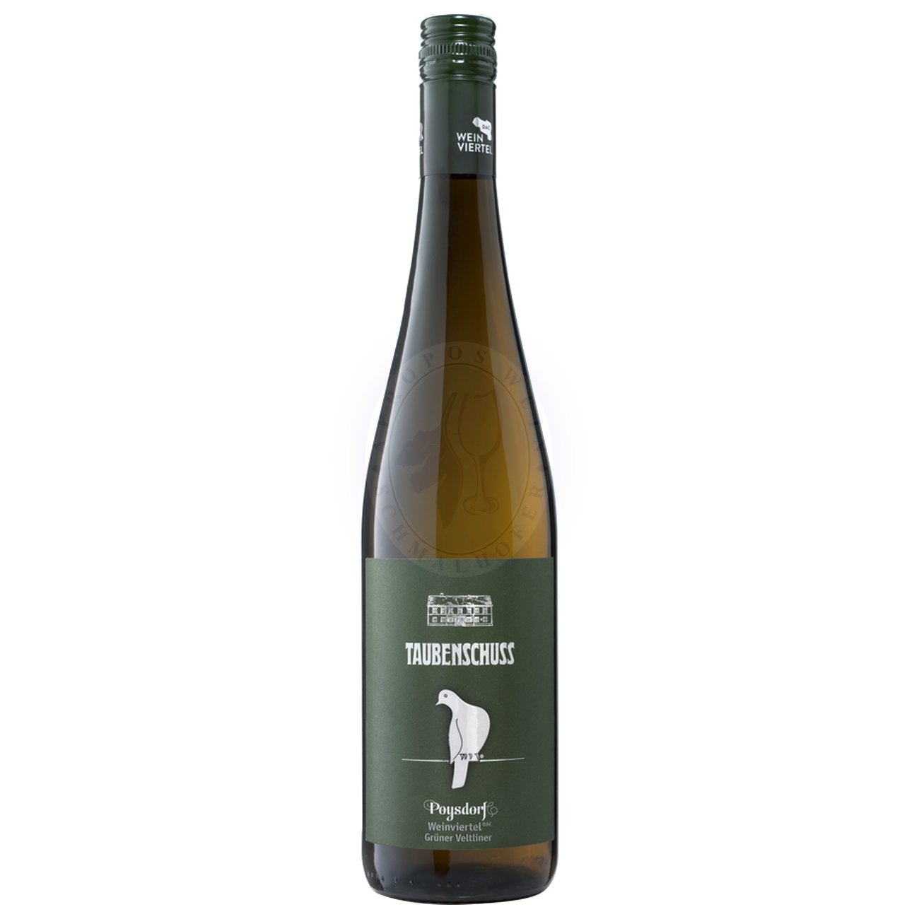 552946 Product Der Grüne Veltliner Poysdorf DAC 2024 vom Weingut Taubenschuss ist ein klassischer Vertreter des Weinviertels. Im Glas zeigt sich der Wein in hellem Grüngelb mit silbrigen Reflexen. Die Nase ist typisch und animierend: Aromen von grünem Apfel, Zitrusfrucht, gelber Birne und weißem Pfeffer steigen klar und frisch auf, begleitet von einem Hauch Wiesenkräuter und zart mineralischen Nuancen. 9007353240016-2024