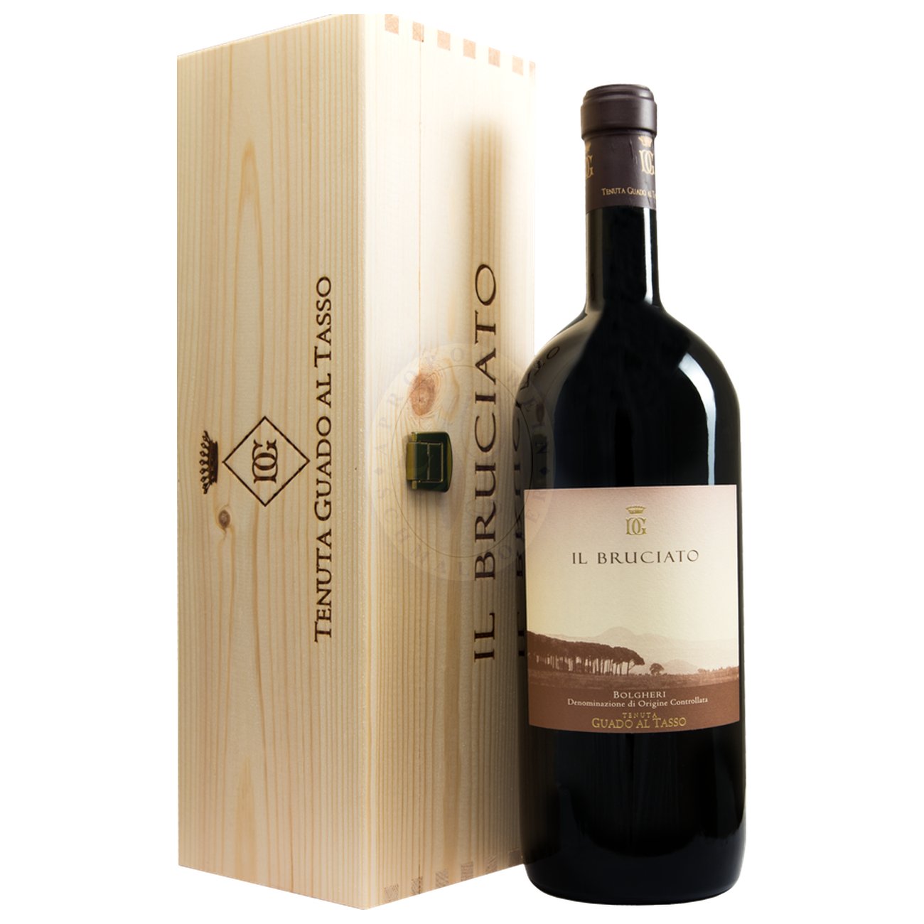 559935 Product Der Il Bruciato 2023 von Marchesi Antinori präsentiert sich in einem intensiven Rubinrot. In der Nase entfalten sich verführerische Aromen von reifen roten Beeren und Pflaumen, begleitet von zarten Gewürznoten. 8001935002093-2023