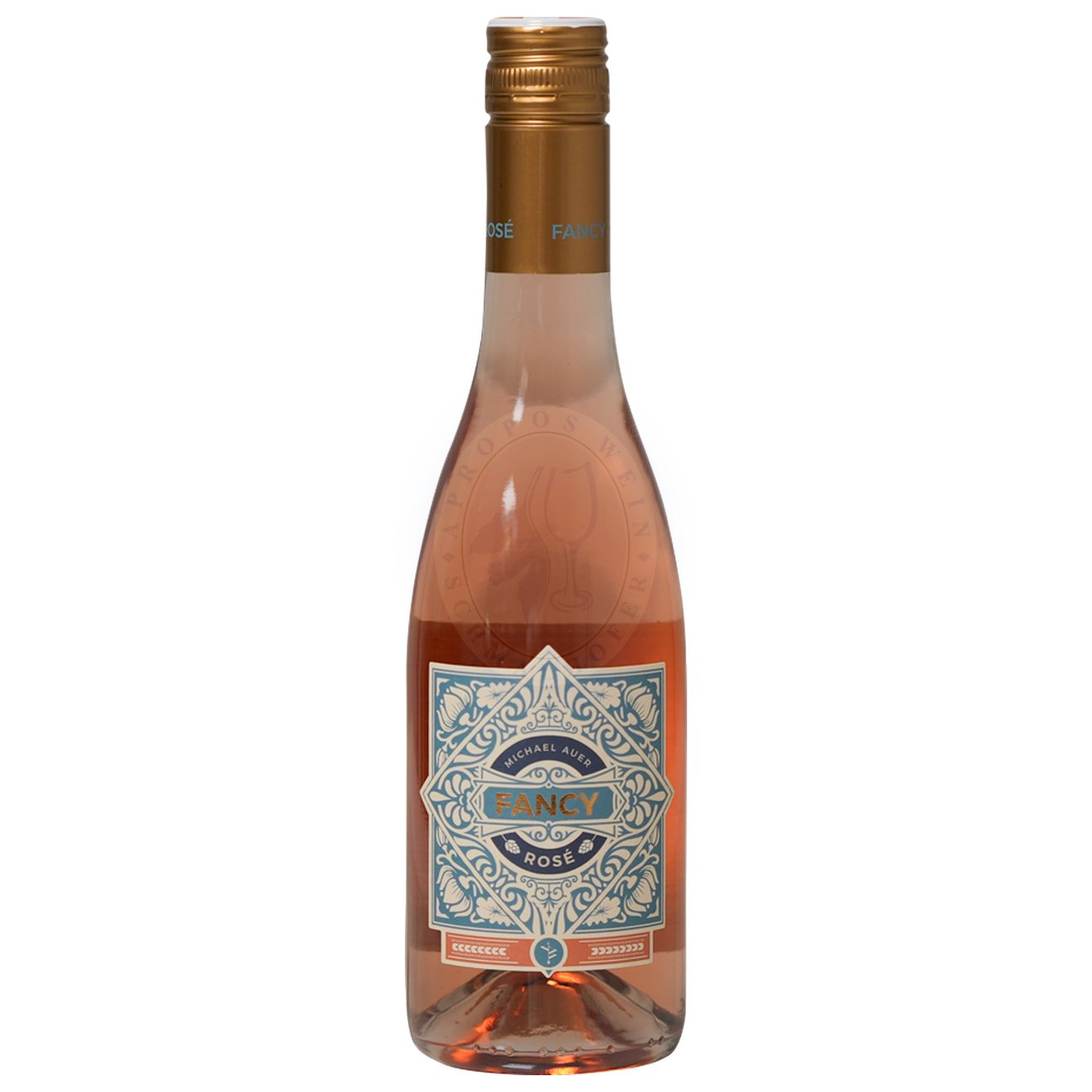 560871 Product Der Rosé Fancy 2023 des Weinguts Auer präsentiert sich in einem zarten Lachsrosa. In der Nase entfalten sich feine Aromen von Erdbeeren und Mangos, begleitet von einem Hauch von Birne und Veilchen. 9120064551681-2024