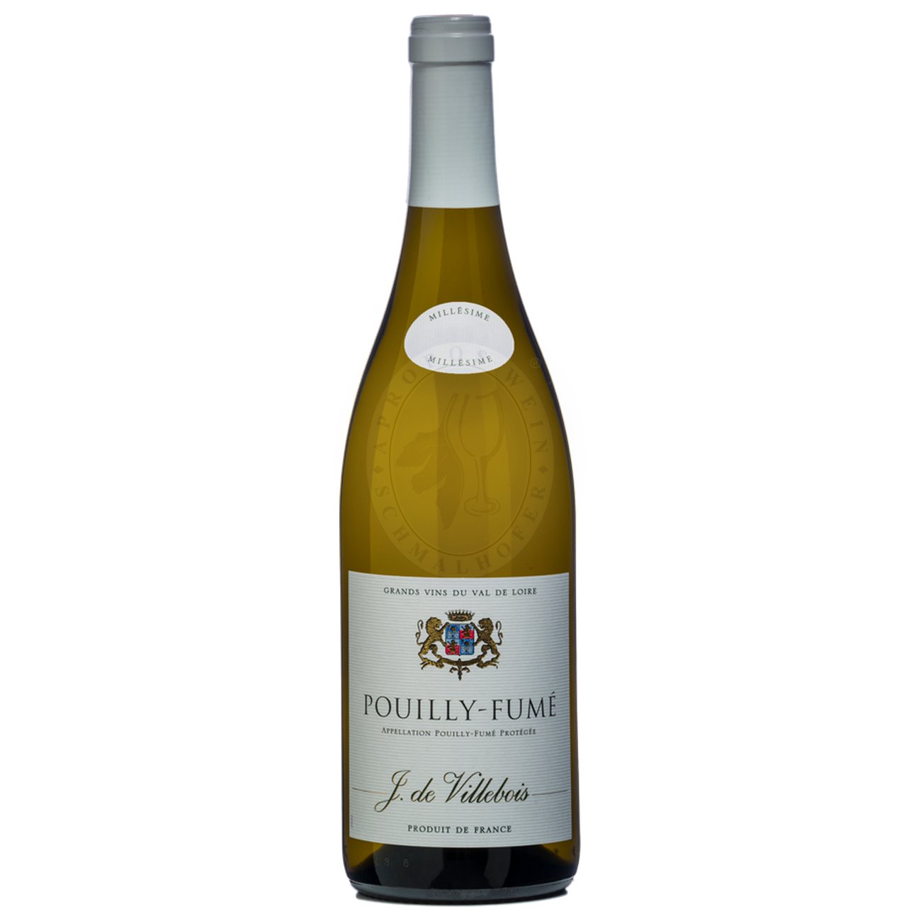 561839 Product Der Pouilly Fumé präsentiert sich in einem hellen, klaren Gelb mit leuchtenden Reflexen. In der Nase entfalten sich komplexe Aromen von reifen exotischen Früchten, ergänzt durch charakteristische rauchige Noten, die für diese Appellation typisch sind. Es sind auch frische Nuancen von Zitrusfrüchten und floralen Anklängen wahrnehmbar. 3760189780700-2024