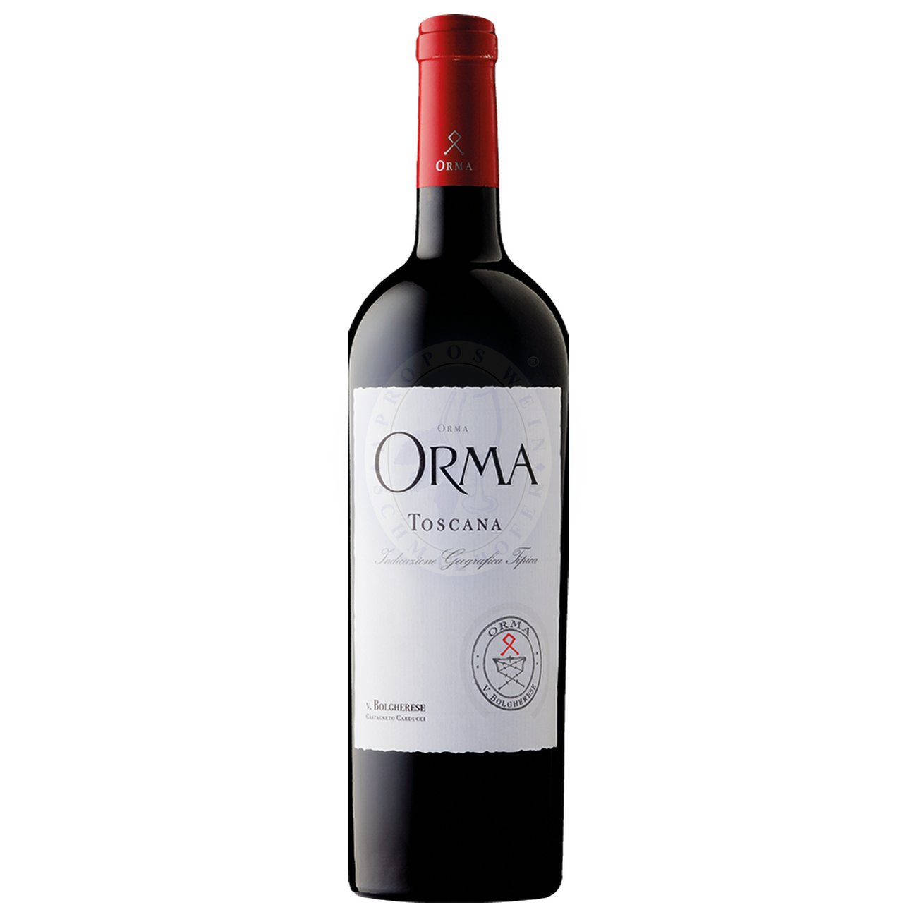 562028 Product Der Orma Toscana ist ein reichhaltiger Verschnitt, der typischerweise aus Merlot, Cabernet Sauvignon und Cabernet Franc besteht. Dieser Wein zeigt eine lebendige rubinrote Farbe mit violetten Nuancen. In der Nase entfaltet er ein intensives Bouquet von reifen Beeren, schwarzen Johannisbeeren und süßen Gewürzen. 8033011200161-2023