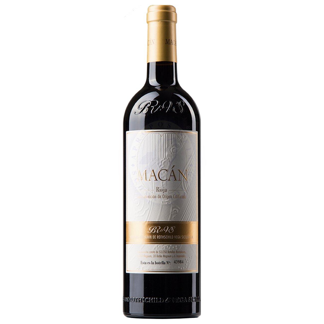 562532 Product Der Macan Rioja präsentiert sich in einem brillanten, satten Purpurrot. In der Nase entfalten sich verführerische Aromen von kleinen schwarzen Beeren, Nussgebäck und exotischen Gewürzen, 8437023266182-2019