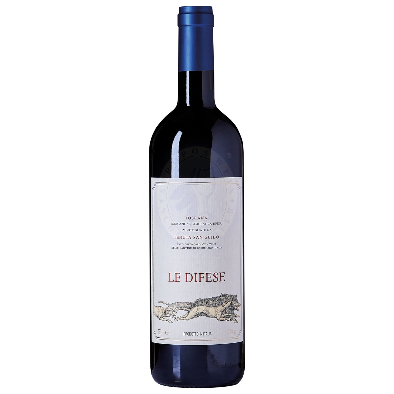 630090 Product Im Glas präsentiert sich der Le Difese 2023 in einem mitteldichten Purpur mit violetten Reflexen. Das Bouquet offenbart Aromen von Schwarzkirsche, Pflaume, Cassis und Bergamotte, ergänzt durch feine Würznoten, Röstnuancen, Lakritz und schwarzen Tee. 110205