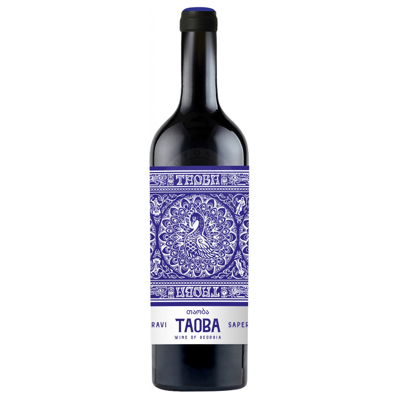 632988 Product Der Saperavi 'Taoba' 2022 von Ilia Estate präsentiert sich in einem tiefen, fast schwarzen Rot mit violetten Reflexen. In der Nase entfalten sich intensive Aromen von reifen Brombeeren und Bergkräutern, begleitet von floralen Noten und einem Hauch von Pfeffer. 4867601200002-2022