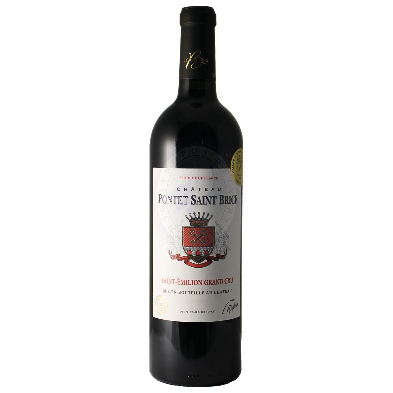 633654 Product Der Château Pontet Saint Brice 2020 ist ein charaktervoller Bordeaux-Rotwein aus der renommierten Appellation Saint-Émilion Grand Cru. Dieser Wein besteht zu 80 % aus Merlot und zu 20 % aus Cabernet Sauvignon, was ihm eine ausgewogene Struktur verleiht. Im Glas präsentiert sich der Wein in einem tiefen, intensiven Purpurrot. Aromen von reifen schwarzen Beeren, Kirschen und Pflaumen dominieren das Bouquet. Unterlegt von feinen Würznoten wie Vanille und Tabak, die auf den Ausbau in französischen Eichenfässern zurückzuführen sin 3760195972595-2020