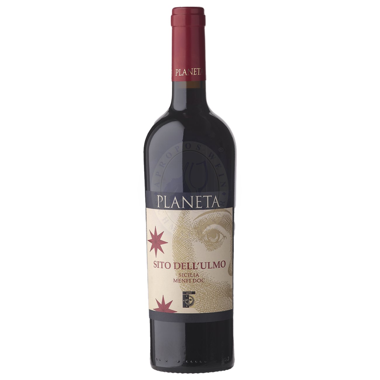 639513 Product Der Merlot Sito dell’Ulmo IGT 2018 von Planeta ist ein tiefgründiger, eleganter Rotwein von internationalem Format, der auf eindrucksvolle Weise die Verbindung von sizilianischem Terroir mit der klassischen Rebsorte Merlot widerspiegelt. Im Glas zeigt er sich in dichtem Rubinrot mit granatroten Reflexen. Das Bouquet ist komplex und vielschichtig: Aromen von dunklen Waldfrüchten, reifen Pflaumen und Schwarzkirschen verbinden sich mit Noten von Kakao, Mokka, Graphit, feinen Kräutern und edlen Gewürzen. 8020735013009-2019