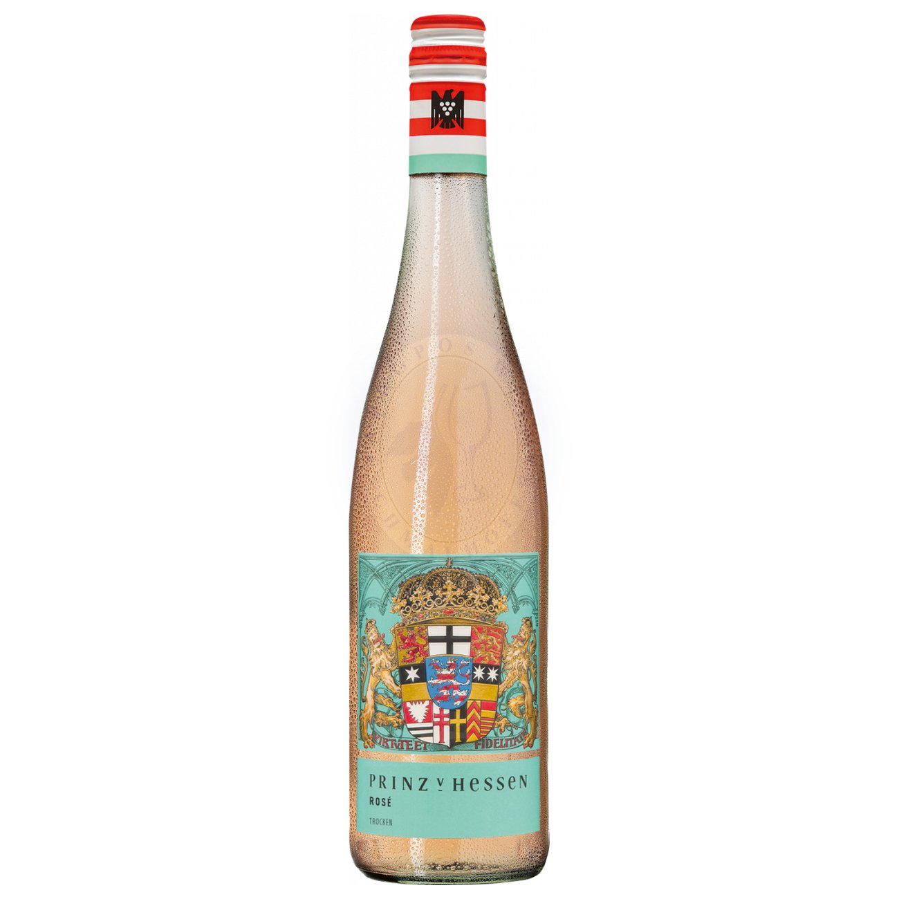 640233 Product Der Rosé trocken 2023 des Weinguts Prinz von Hessen präsentiert sich in einem lebhaften, blumigen Bouquet mit Aromen von frischen Erdbeeren, Himbeeren und einer zarten Zitrusnote. Am Gaumen überzeugt er mit einer fruchtigen Fülle, begleitet von einer erfrischenden Säure und einer feinen Mineralität, die ihm seinen unverwechselbaren Charakter verleiht. 4014984022176-2023