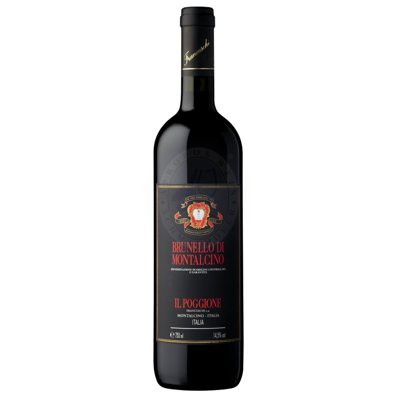 671743 Product Ein angenehm eleganter Brunello, der schon mit seinem Duft nach Brombeeren und Himbeeren besticht, aber auch durch seine samtige Textur. Am Gaumen weich und samtig mit feinen Gewürznoten und Anklängen von Zedernholz und Leder. Ein durchweg ausgeglichener Wein, der selbst im Abgang noch weich und anhaltend nachklingt. 100427