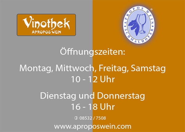 apropos wein vinothek oeffnungszeiten