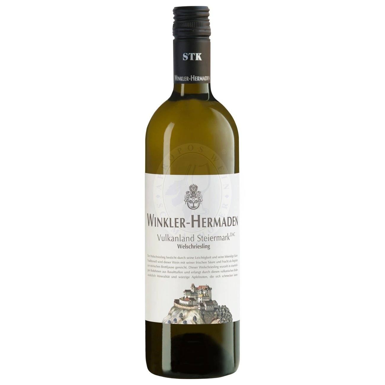 674834 Product Feiner Duft nach reifen Äpfel, Birne und Melone. Eleganter leichter Körper und saftige frische Säure die lange am Gaumen stehen bleibt. 98256