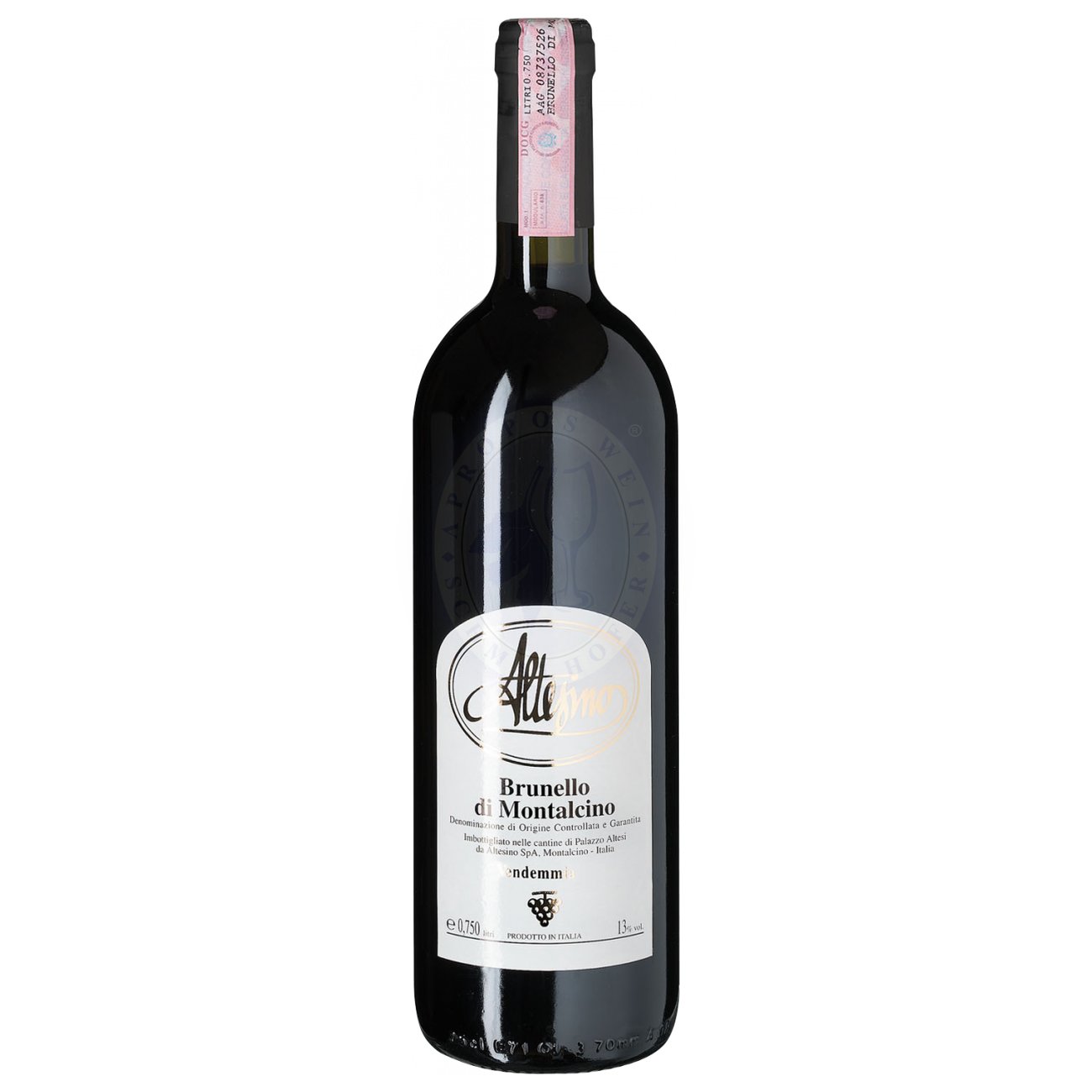 684878 Product Im Glas präsentiert sich der Wein in dichtem Rubinrot mit granatrotem Schimmer am Rand. Die Nase entfaltet ein komplexes, vielschichtiges Bouquet aus reifer Schwarzkirsche, Pflaume, getrockneter Feige und einer Spur Veilchen, ergänzt durch balsamische Noten, süßes Holz, Tabak und feine Gewürze wie Zimt und Lakritze. 8016763012039-2020.jpg