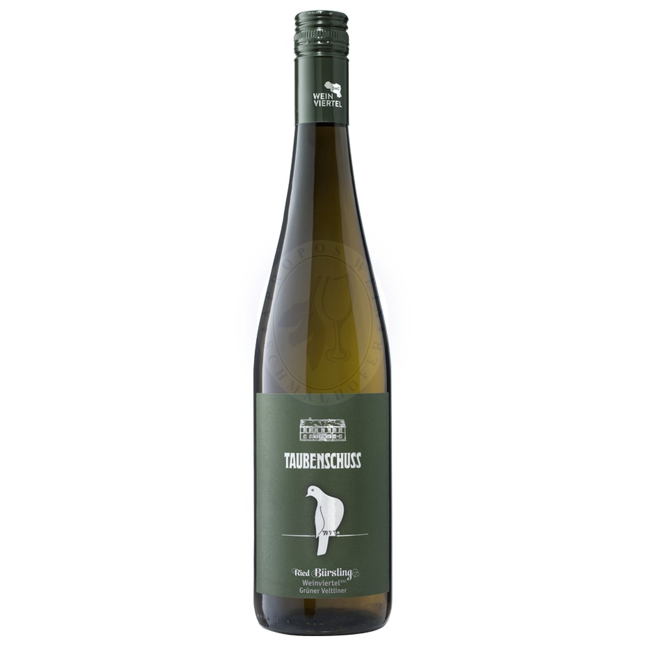 712026 Product Grüner Veltliner Ried Bürsting Weinviertel DAC 2025 von Weingut Taubenschuss verkörpert mit vibrierender Pfeffrigkeit, geschliffener Steinobstfülle und nobler Löss-Spannung die Quintessenz historischer Poysdorfer Einzellagenkultur in zeitlos präziser Form. Das ungemein einladende, feinwürzige Bouquet entfaltet ein glasklares, facettenreiches Aromenspiel von saftigem Boskoop- und Granny-Smith-Apfel, weißem Pfirsich, gelber Birne, Melone und frischer Grapefruitzeste, kunstvoll durchwoben von floralen Nuancen weißer Wiesenblumen, Lindenblüten und Kamille. 9007353230062-2023