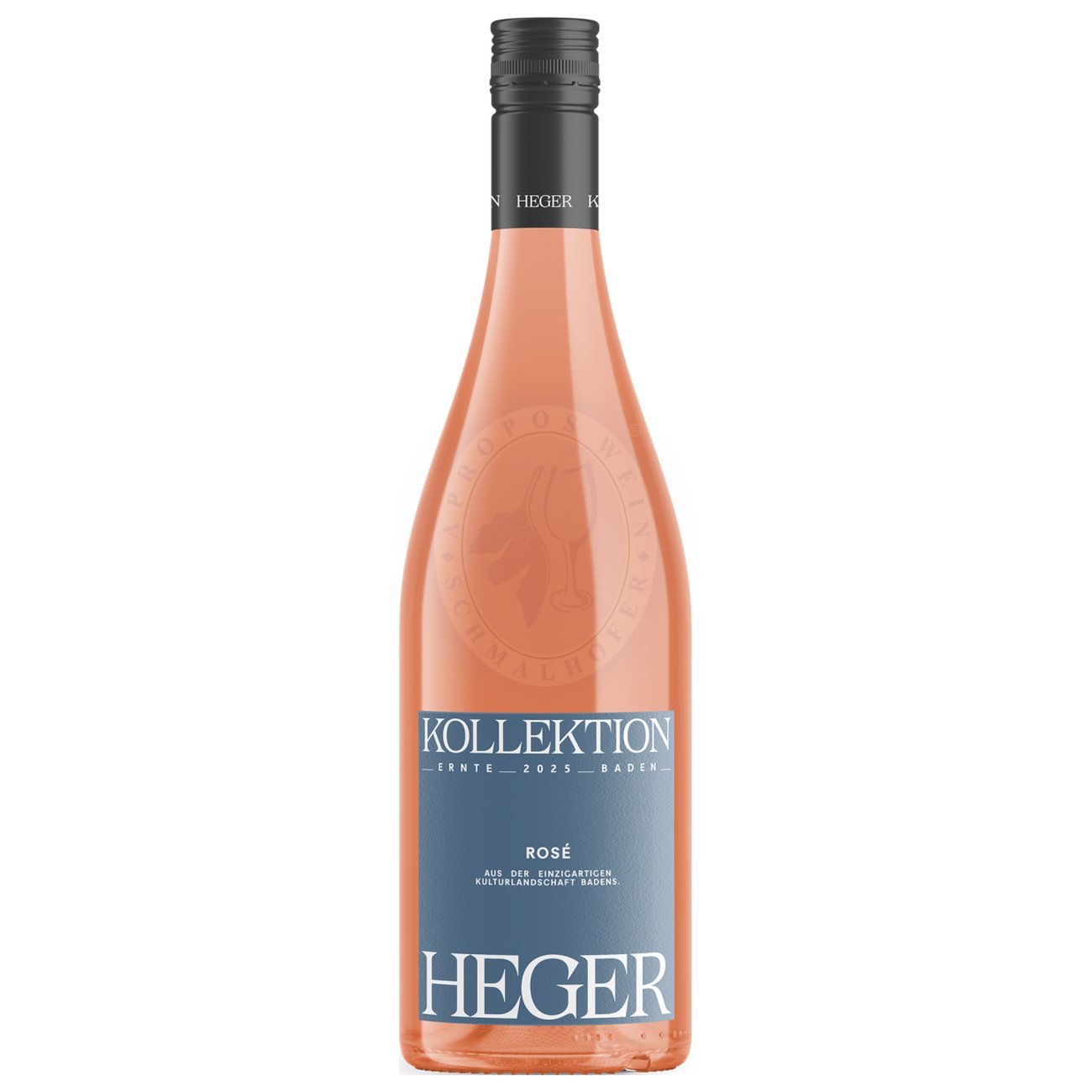 701285 Product Spätburgunder Rosé 2025 aus der Kollektion Heger (Weinhaus Heger) ist ein hocheleganter, ungemein fruchtbetonter und finessenreicher Roséwein aus der deutschen Weinbauregion Baden (Kaiserstuhl). In der Nase entfaltet dieser Ausnahmewein ein brillantes Bouquet von frischer Erdbeere, saftiger Himbeere und zarter roter Johannisbeere, meisterhaft unterlegt von noblen Noten von zarten Frühlingsblüten, einem Hauch von feiner Zitrusfrucht und einer tiefen, kühlen mineralischen Frische. 4033171461116-2023